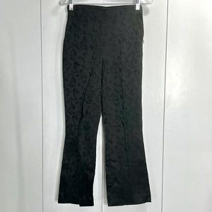 Zara black high waisted kick flare ankle length pants. NWT!